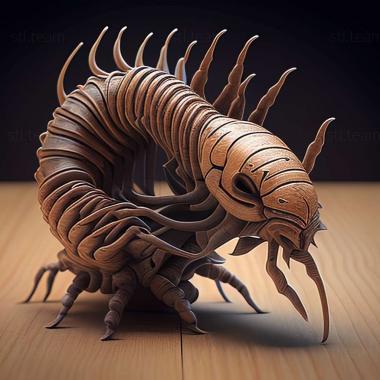 3D модель Scolopendra cretica (STL)